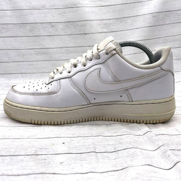 Nike Mens Air Force 1 AF1 315122-111 White on White Athletic Sneaker Size US 8 main image 4